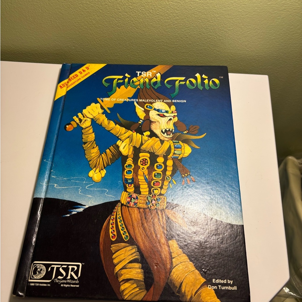 First Edition TSR Fiend Folio Hardcover